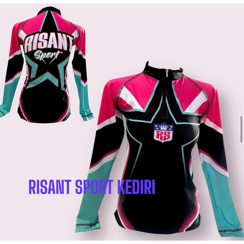 RISANT SPORT KEDIRI / AEROBIC GYMNASTICS CLOTHES / GYMNASTICS CLOTHES / เสื้อกีฬาผู้หญิง