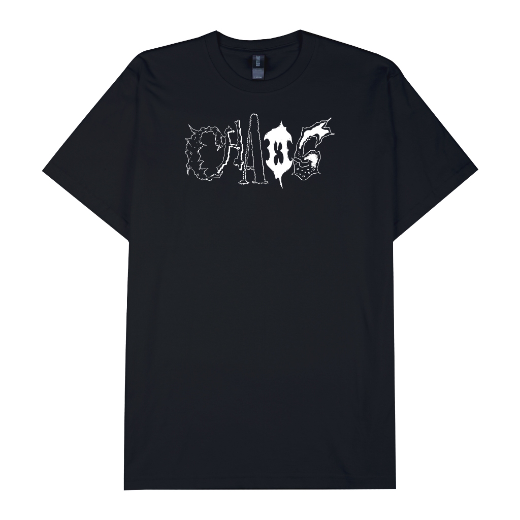 RIOT FLAMES เสื้อยืดผู้ชาย - ROOT STYLE - สีดํา