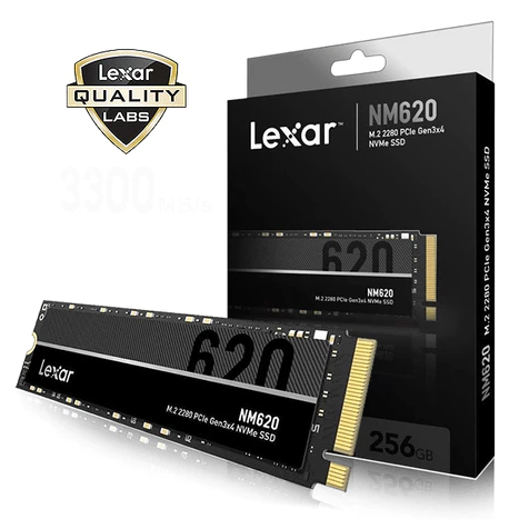 SSD NVME M.2 2280 PCIe GEN3x4 256GB LEXAR NM620 ต้นฉบับ