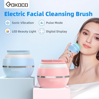 GOKOCO Facial Sonic Cleansing Device Pembersih Wajah Pembersih Wajah Elektrik Pijat Wajah Deep Cleansing Pembersih Wajah Silikon Tahan Air - Premium Device
