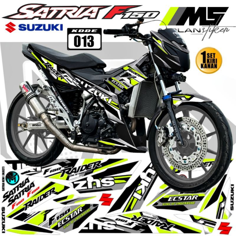 Decal สติกเกอร์ Striping Variation Satria Fu Fi ฉีด Raider R 150 Fi Suzuki Satria Fu 150 Fi 2016-202