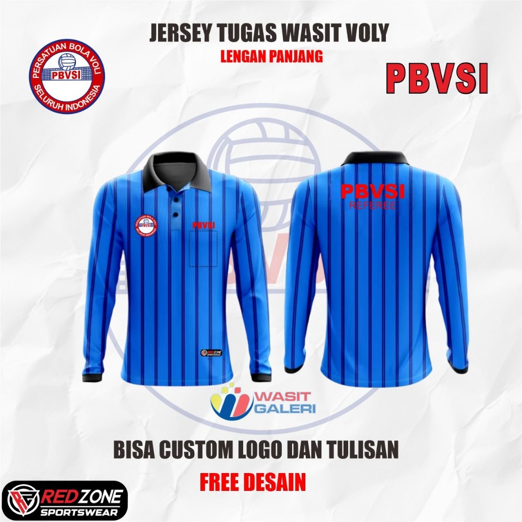 PREMIUM PRINTING VOLLEYBALL REFEREE JERSEY เสื้อโปโล (PBVSI - PBVSI REFEREE)