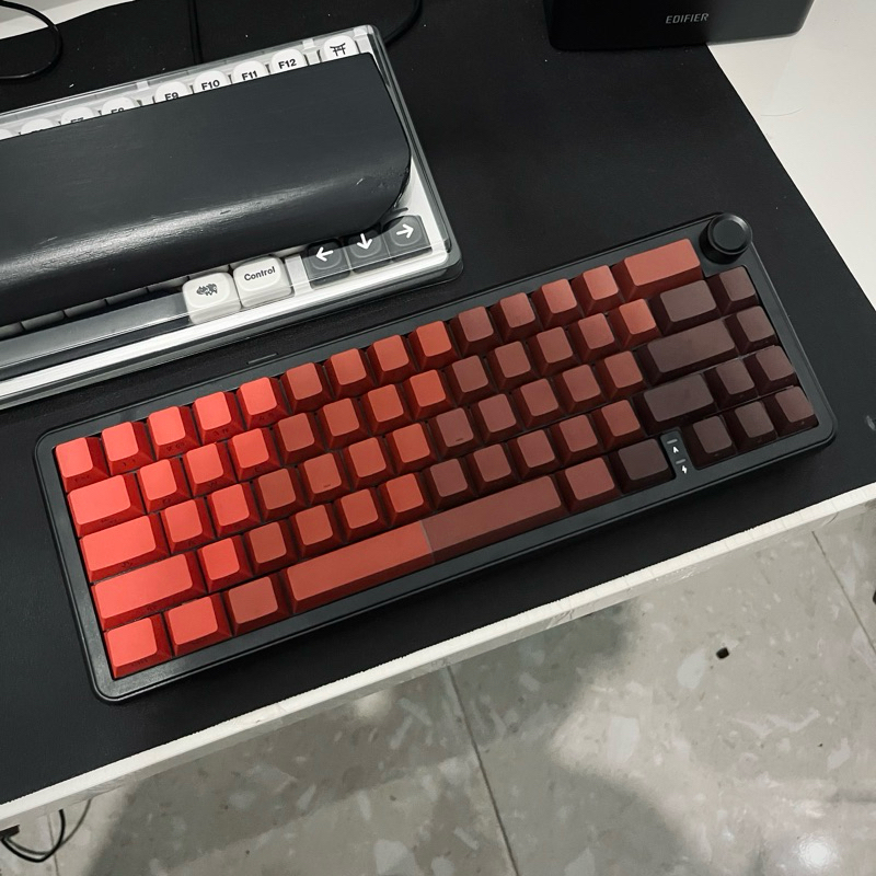 Gradient Red - Sideprint - ปุ่มกด - ลบ Weikav WK68