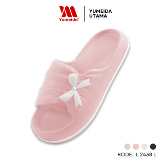 Yumeida L-2438 L - Sandal Wanita Slop Pita Karet Anti Slip Air