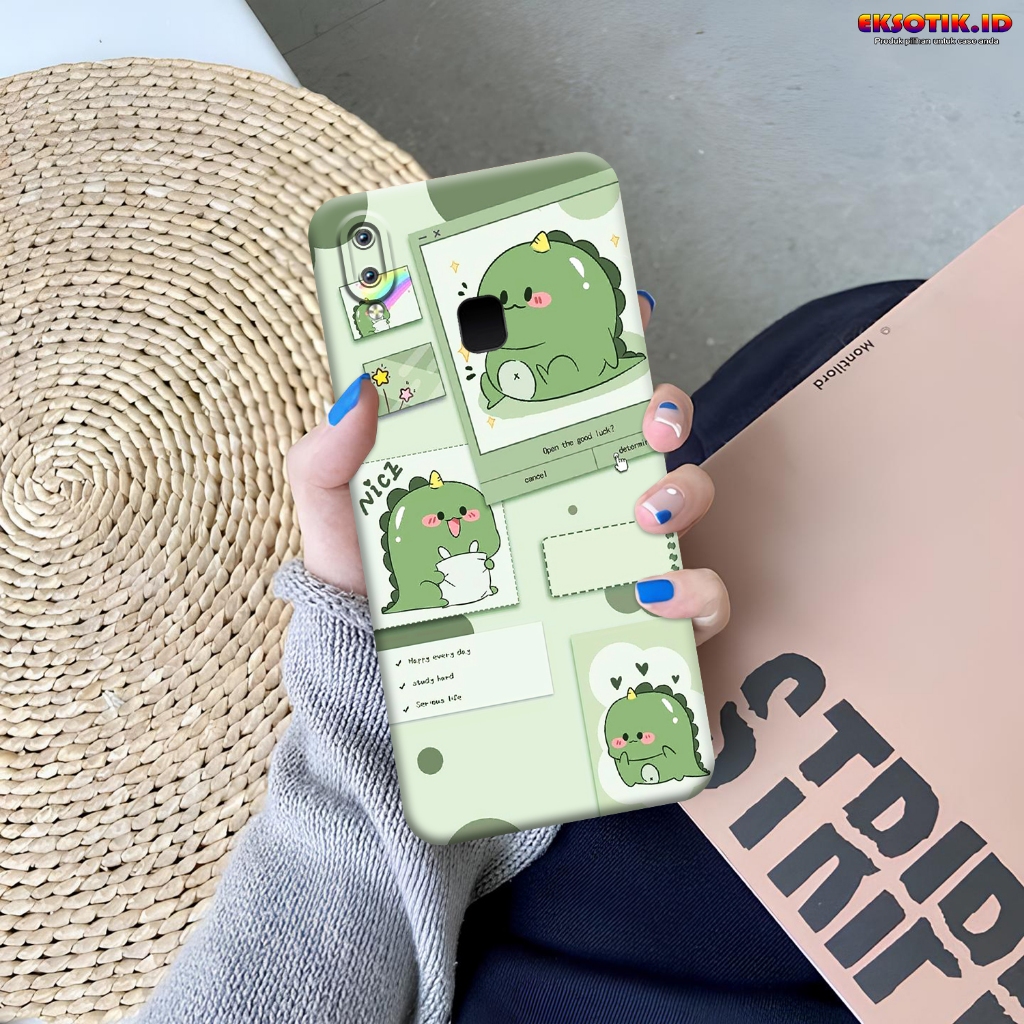 เคส HP VIVO Y91 Y93 Y95 - Eksotik.id - VIVO Y91 Y93 Y95 Casing - CUTE DINO Case - โทรศัพท์มือถือ Ski
