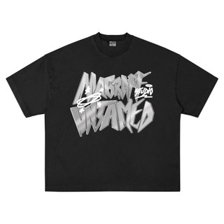 Magraff Boxy fit Kaos Oversized Tshirt Kny Black Pria dan Wanita