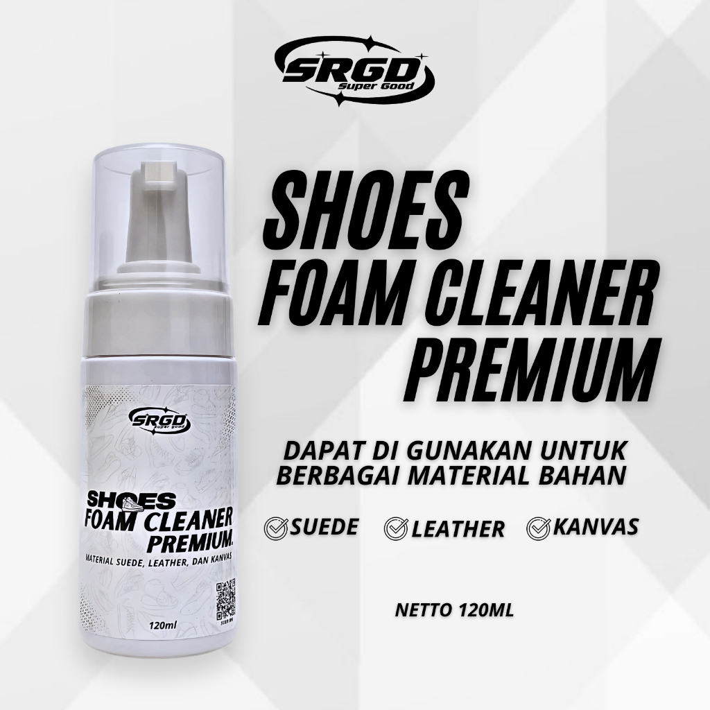 SHOES FOAM CLEANER น้ํายาทําความสะอาดรองเท้าระดับพรีเมียม 120มล