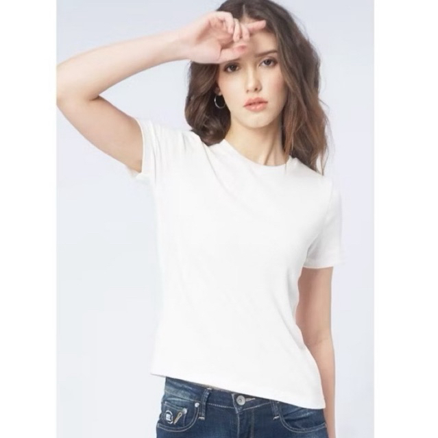 Logo Jeans เสื้อยืดผู้หญิง Body fit RIJEK P642RJK P50229