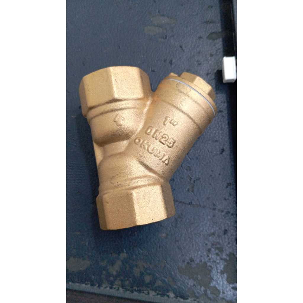 Y STRAINER BRASS OKUMA