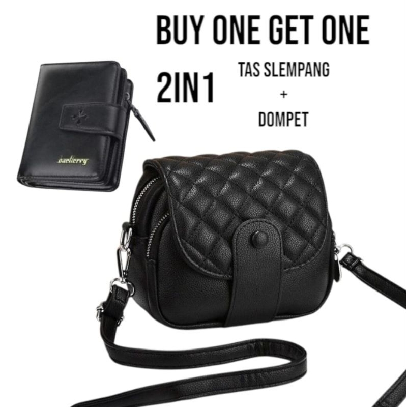 Keppa 2in1 Sling Bag Mini Baleraw Wallet Womens Bag กระเป๋าสตางค์ผู้หญิง