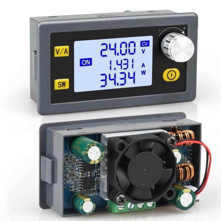 แหล่งจ่ายไฟแบบปรับได้ 0-36V 5A XY-SK80H CC CV boost buck