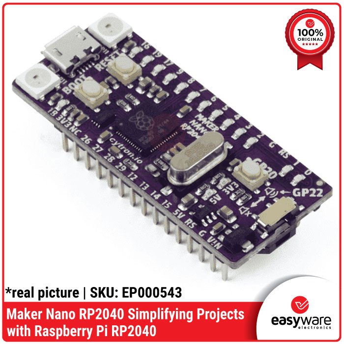 Raspberry Pi RP2040 เครื่องทํา นาโน RP2040