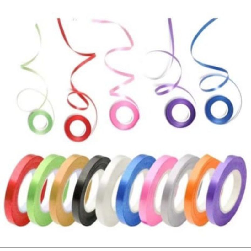 อี25 || ม้วนเล็ก 5 เมตร BALLOON RIBBON