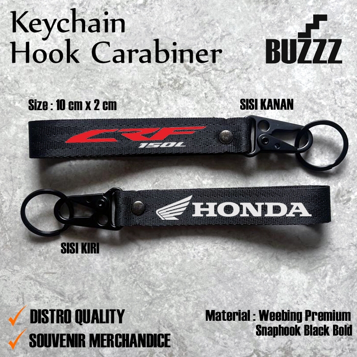 GANTUNGAN CRF 155 KEY - HONDA CRF 155 CARABION - HONDA CRF KEY CHAIN - HONDA CRF PREMIUM STAINLESS H
