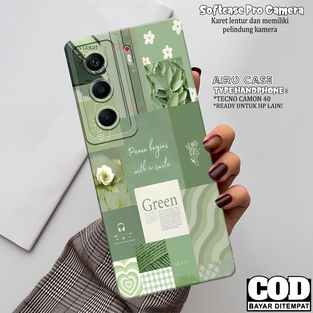 เคส TECNO CAMON 40 ล่าสุด - TECNO CAMON 40 Softcase - ASTHETIC Fashion Case - TECNO CAMON 40 Casing 