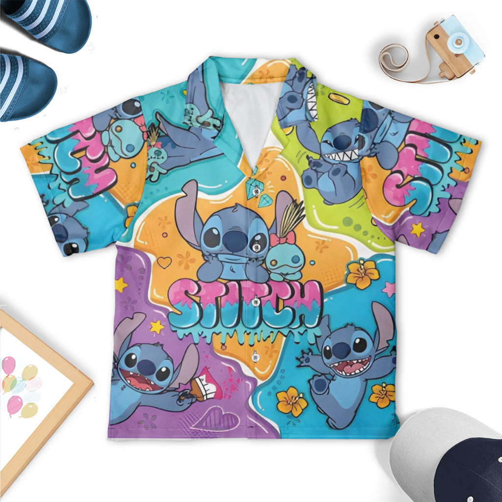 Rummina Baby Tops สําหรับเด็กชายและเด็กหญิง 1-12 ปี Full Printing Motif 733 STICTH