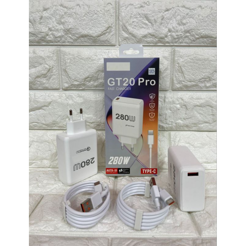 280W Hp Charger สําหรับ INFINIX GT 20 PRO Quick Charger 3.0 Shell + สายชาร์จเร็ว
