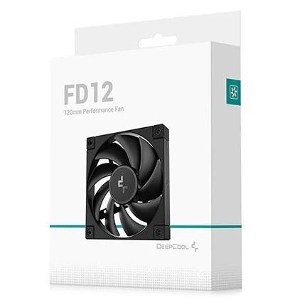 DEEPCOOL FD12 BLACK SINGLE FAN PACK 120MM พัดลมแคสติ้ง