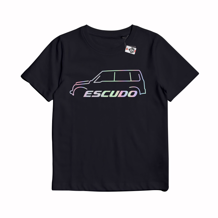 KRMK เสื้อยืด Distro สําหรับเด็ก Unisex พร้อม Suzuki Escudo JLX ภาพรถโฮโลแกรมด้านข้าง