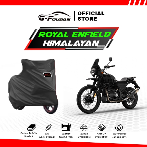 ผ้าคลุมรถมอเตอร์ไซค์ Royal Enfield Classic Himalayan / ผ้าคลุมรถมอเตอร์ไซค์ Royal Enfield Himalayan 