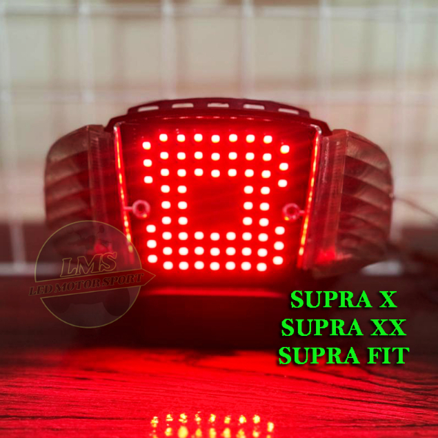 LMS STOPLAMP SUPRA X OLD/ SUPRA FIT OLD ไฟเบรคหลัง SUPRA X 100 2001-2006 ต้อง DC