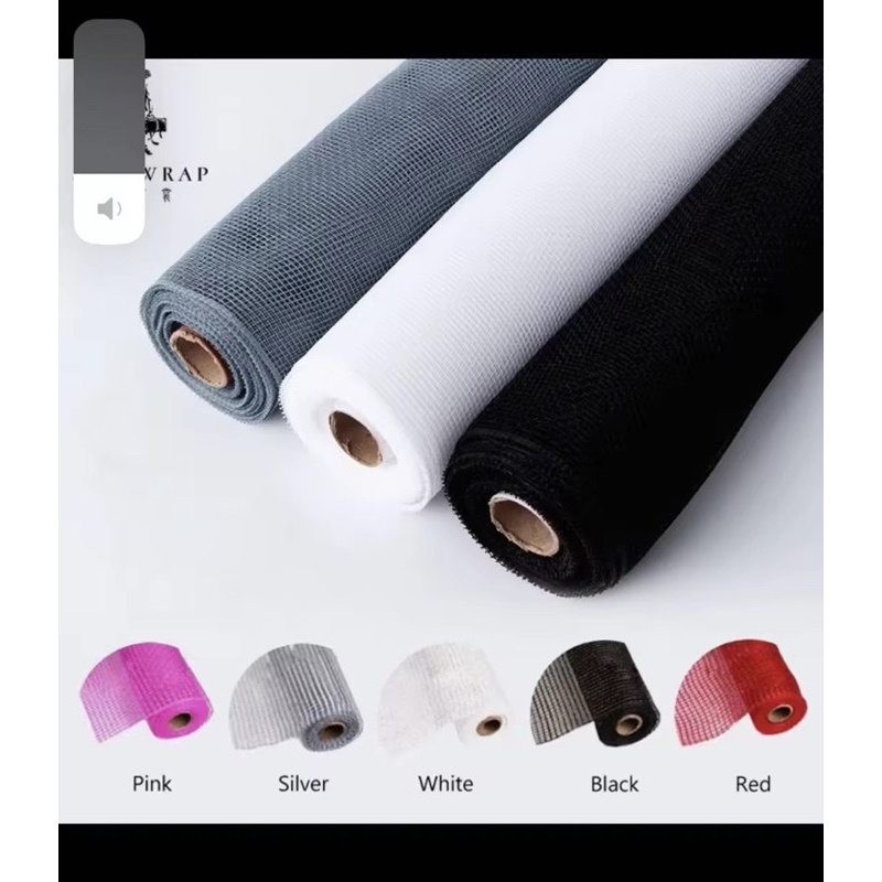 NET BOUQUET POLYESTER / TILE NET / FLOWERS ROLL BOUQUET