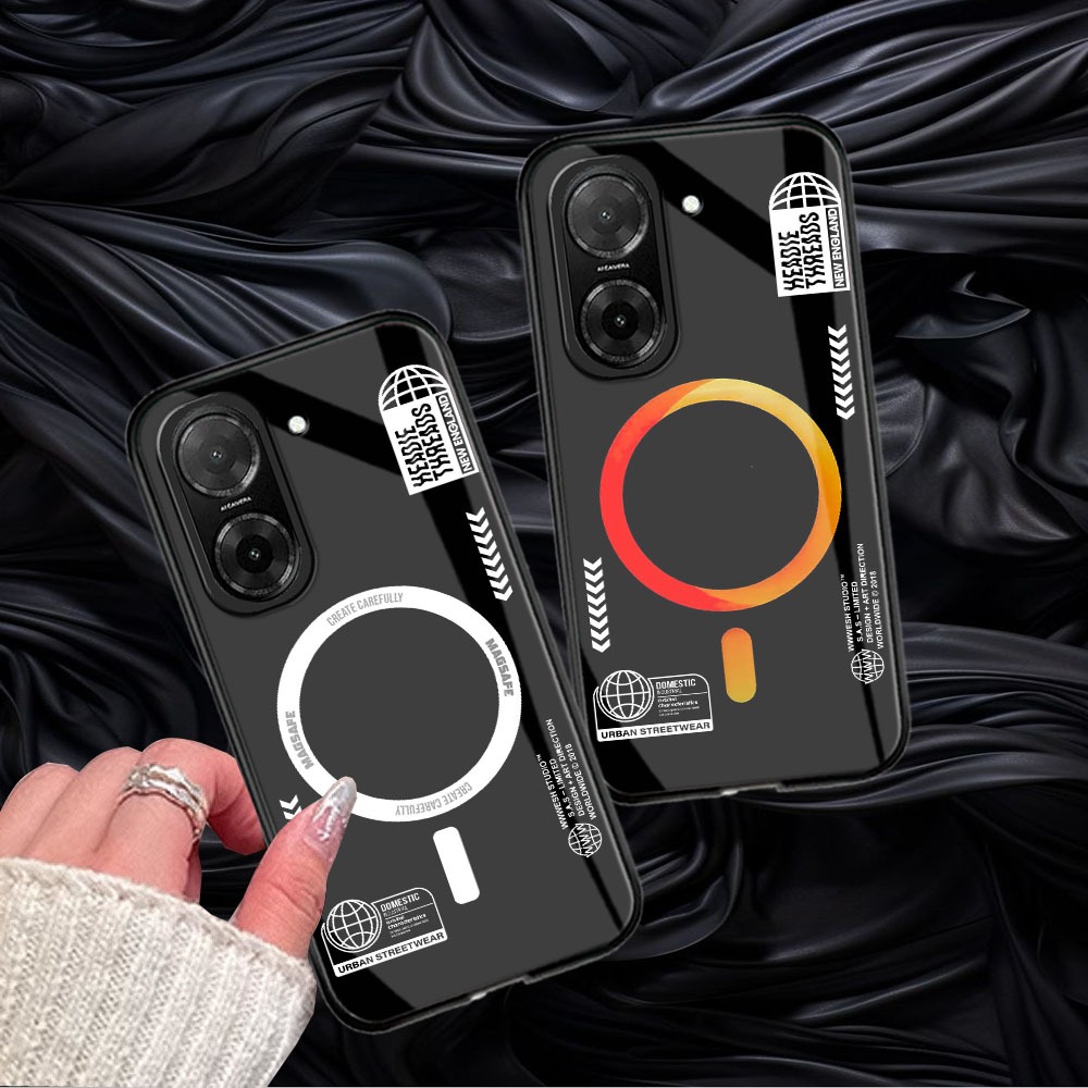 ล่าสุด Redmi A5 Glass Softcase 2025 - เคส Redmi A5 - เคส Redmi A5 HP - เคส Redmi A5 HP คลุมทั้งหมด ต