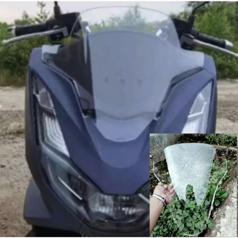 STANDARD VISOR/CEPER ALL PCX 160 OLD 2020-2024/PCX160 ใหม่ 2025 FULL CLEAR WINDSHIELD PCX 160 2024-2