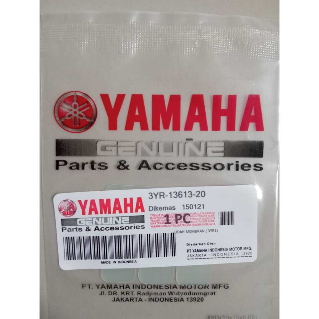 แผ่นเมมเบรนลิ้นเมมเบรน Motor Force 1 F1ZR Force1 3YR-13613-20