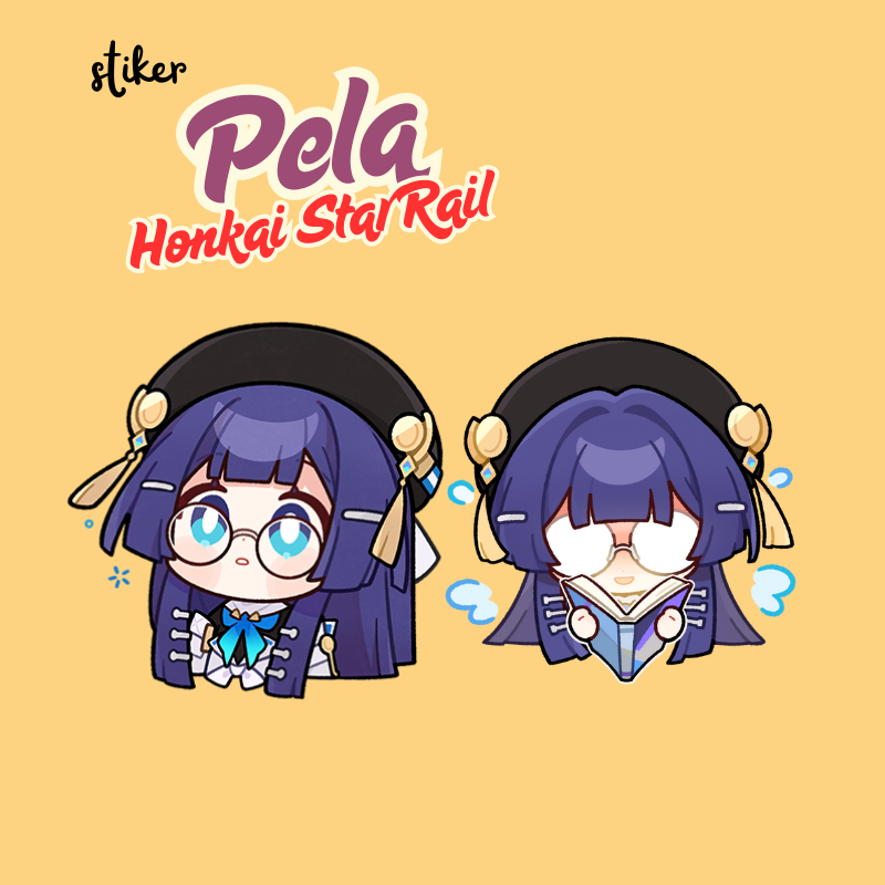 สติ๊กเกอร์ HSR PELA | HONKAI STAR RAIL VINYL GLOSSY สติ๊กเกอร์กันน้ํา