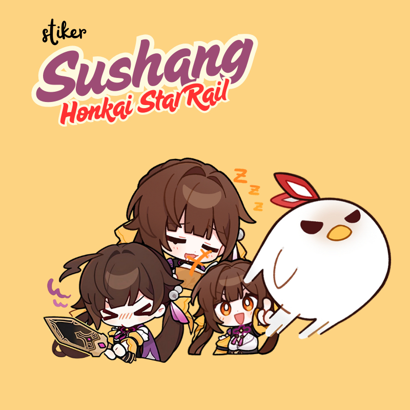 สติ๊กเกอร์ HSR SUSHANG | HONKAI STAR RAIL 7 CM VINYL GLOSSY สติ๊กเกอร์กันน้ํา SUSHANG