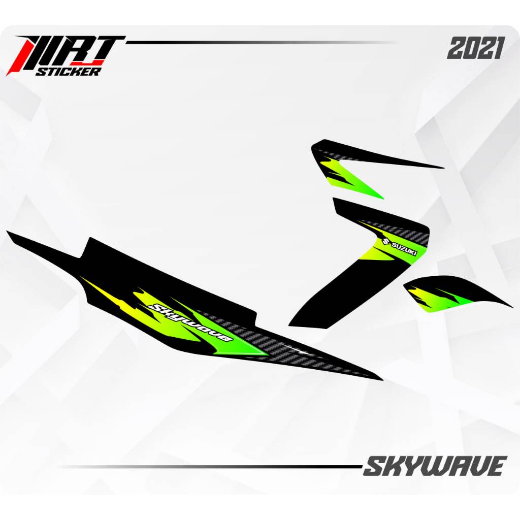 SkyWave Striping - สติ๊กเกอร์ใส SkyWave Carbon (ตัดแล้ว)