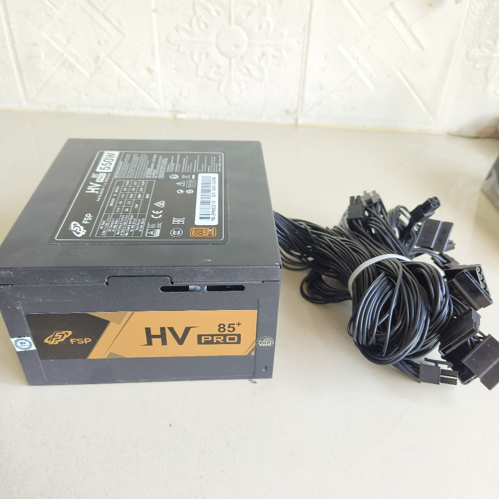 PSU GAMING FSP HV-PRO 85+ 550W 80+ พาวเวอร์ซัพพลาย BRONZE