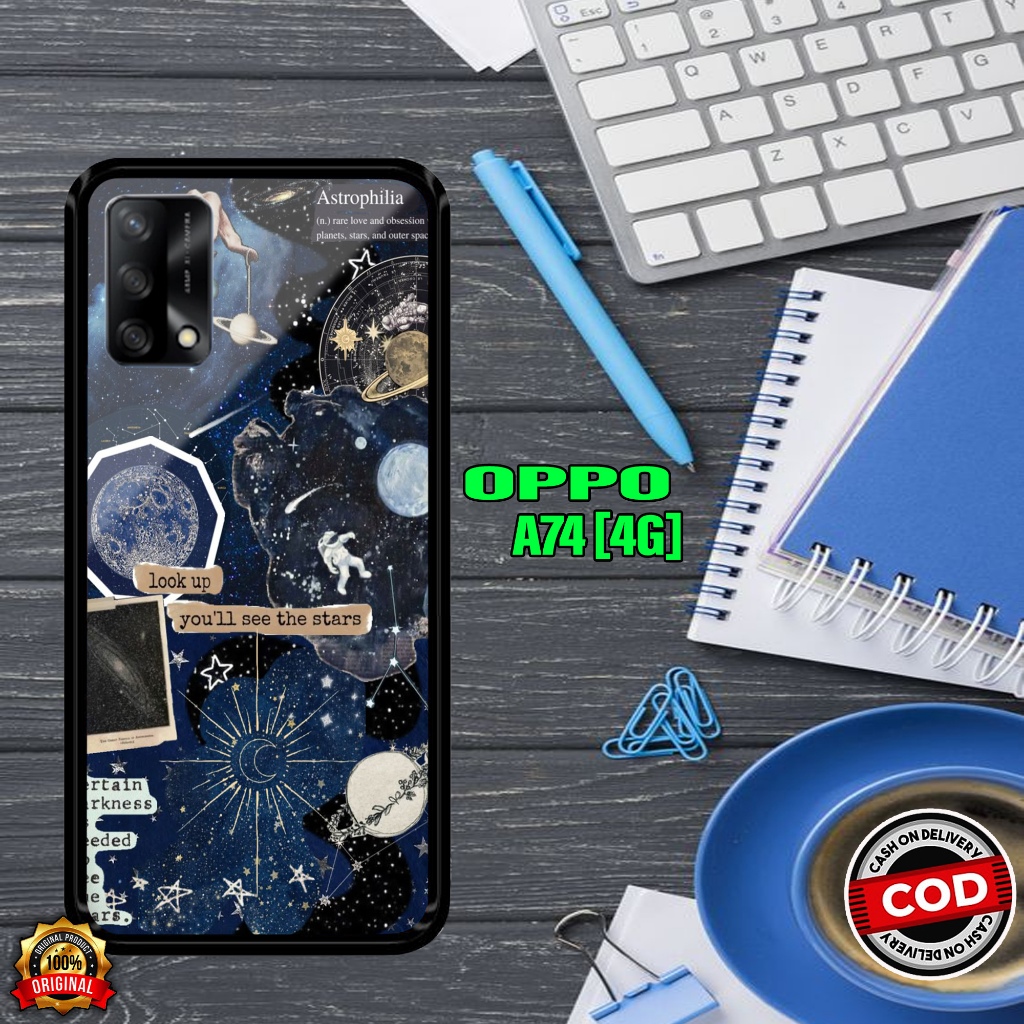เคส HP OPPO A74 4G ใช้งานได้สําหรับโทรศัพท์ทุกประเภท ยัง [NASA Motif]_เคสเงาล่าสุด _เคสแบบกําหนดเอง_