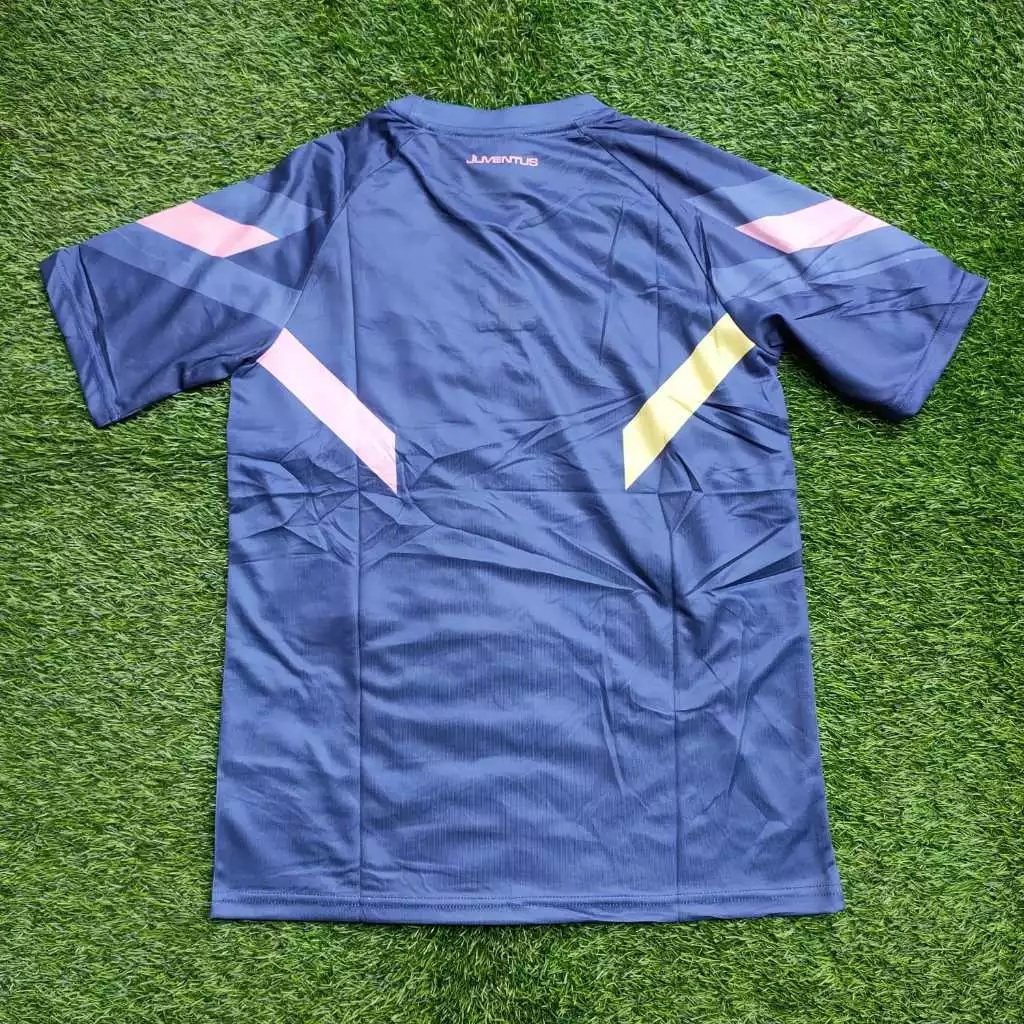 JUVENTUS TRAINING TREFOIL 2024/2025 FOOTBALL JERSEY เกรดเดิมคุณภาพสูง