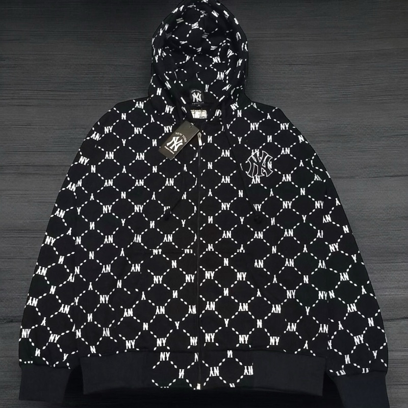 เสื้อฮู้ดมีซิป mlb เสื้อฮู้ดมีซิป ny mlb เสื้อฮู้ดพิมพ์ลาย mlb