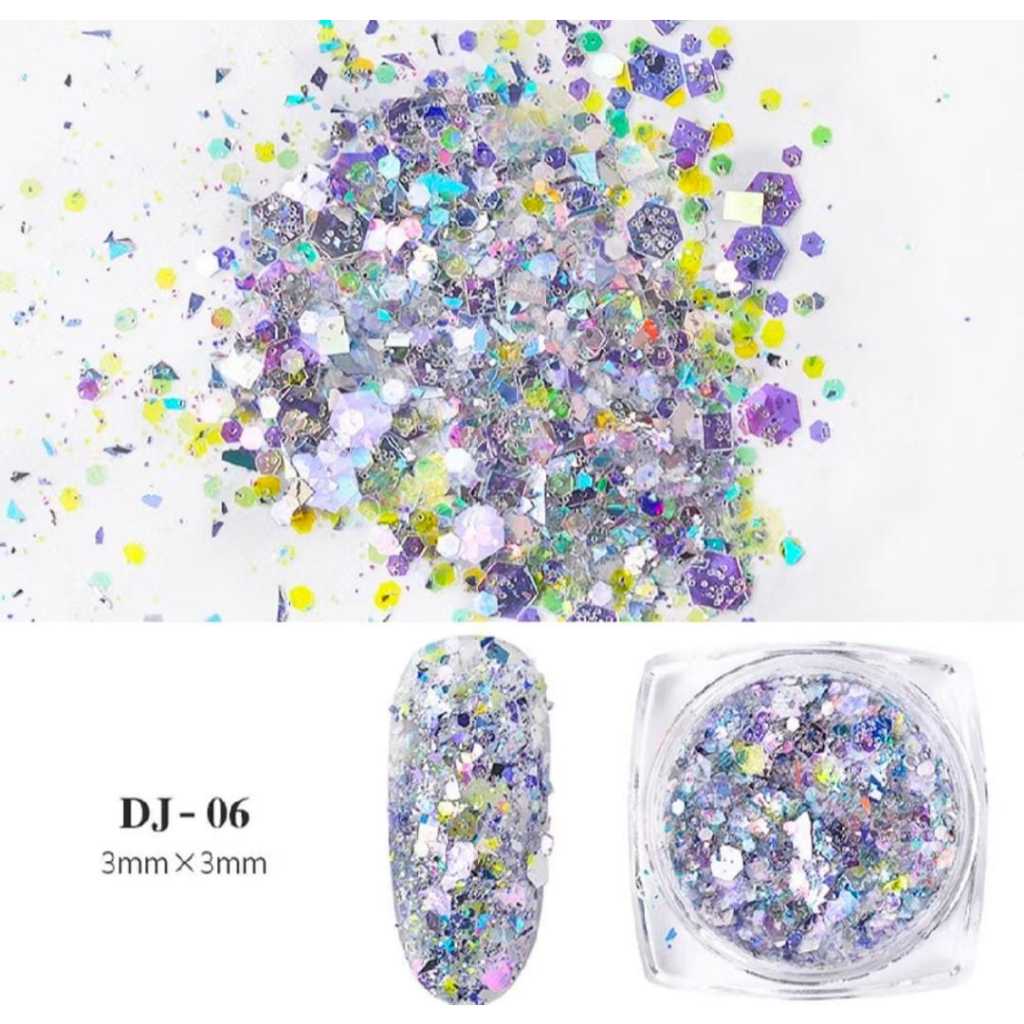 Nail Art Glitter Blink Nail Sticker Hexagonal Flakes ombr Nail / Nail jewelry / Nail Decorative Glit