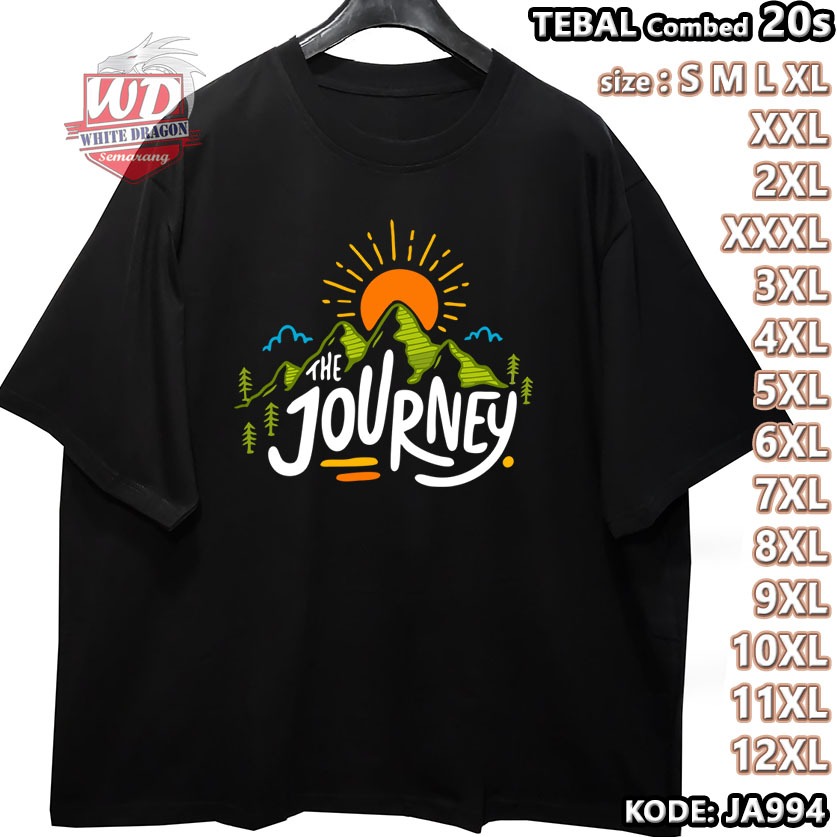 THE JOURNEY เสื้อยืดขนาดใหญ่รหัส JA994 JUMBO 2XL 3XL 4XL 5XL 6XL 7XL 8XL 9XL 10XL 11XL 12XL
