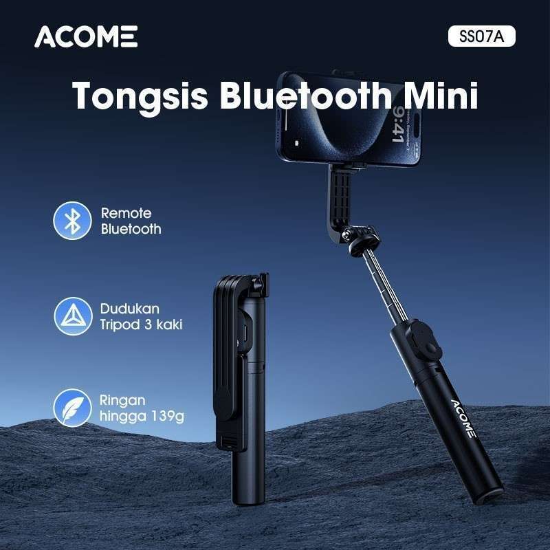 ไม้เซลฟี่ ACOME SS07A (บลูทูธ)
