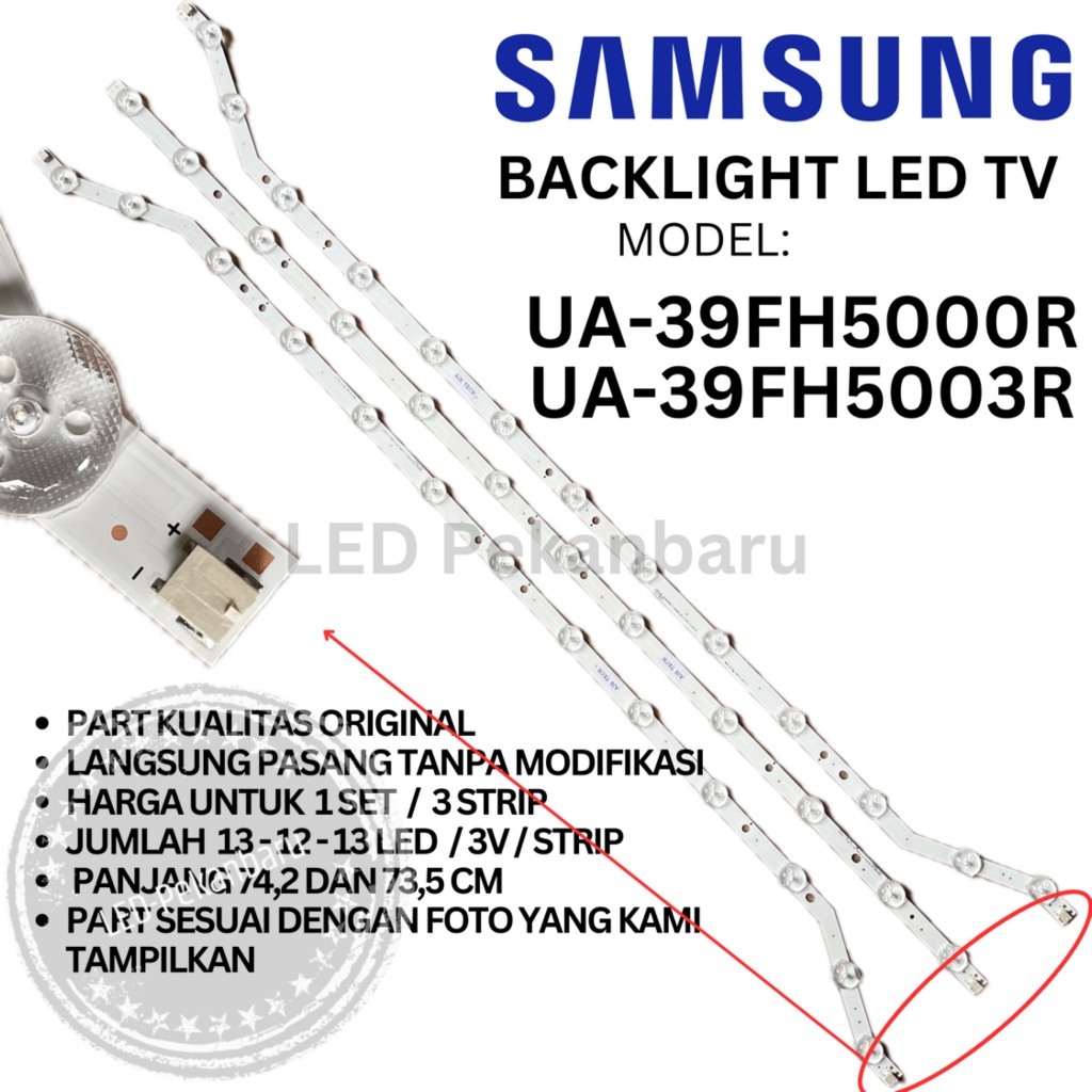 SAMSUNG 39 INC LED TV BACKLIGHT UA39FH5000R UA39FH5003R UA 39FH5000R 39FH5003R UA39FH5000 UA39FH5003