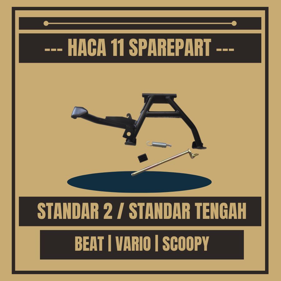 Standard Two 2 Middle Standard Cagak Honda Beat Scoopy Vario 1 ชุด – มาตรฐาน + เพลา + สปริง + ยาง