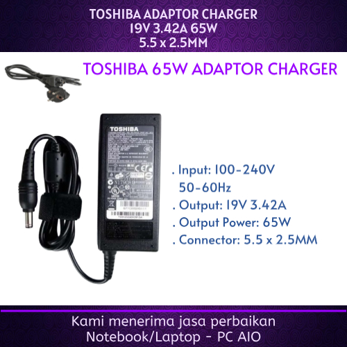 Toshiba 19v 3.42a L10 L20 L40 A135 C600 C640 C650 C645 C655 L640 L645 L650 L310 L510 A80 L730 L735 L