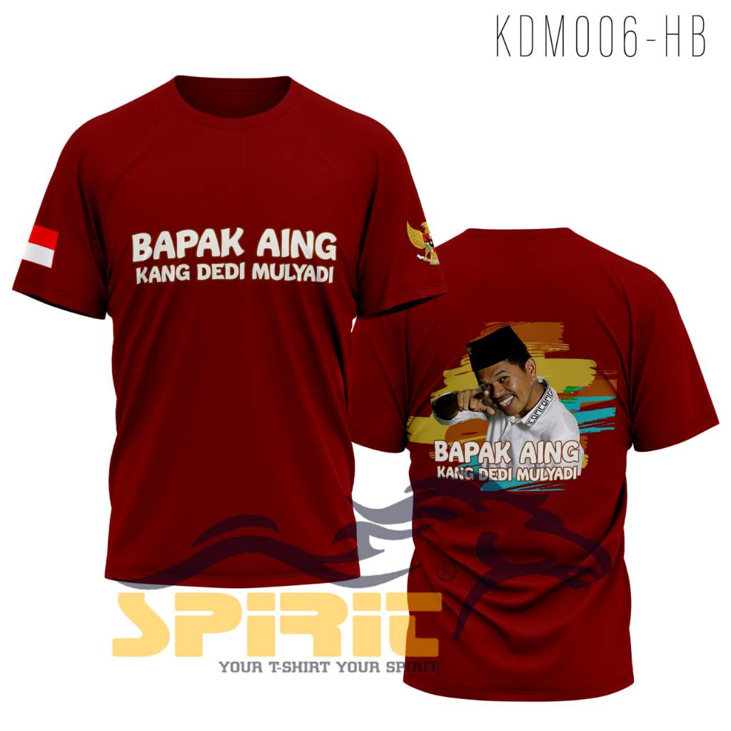 เสื้อยืด Kang Dedi Mulyadi, เสื้อยืด KDM, แขนสั้นพ่อ Aing, เสื้อยืด KDM Distro ล่าสุด