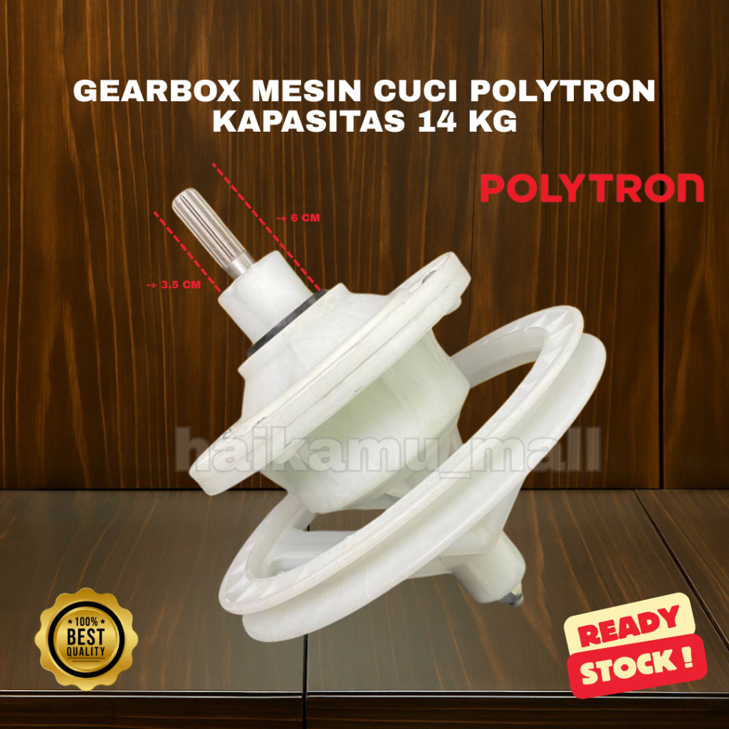 MESIN POLYTRON WASHING MACHINE GEARBOX / SHARP ASSEMBLY / LARGE PULLY WASHING GEAR BOX 10 GEARS CAPA
