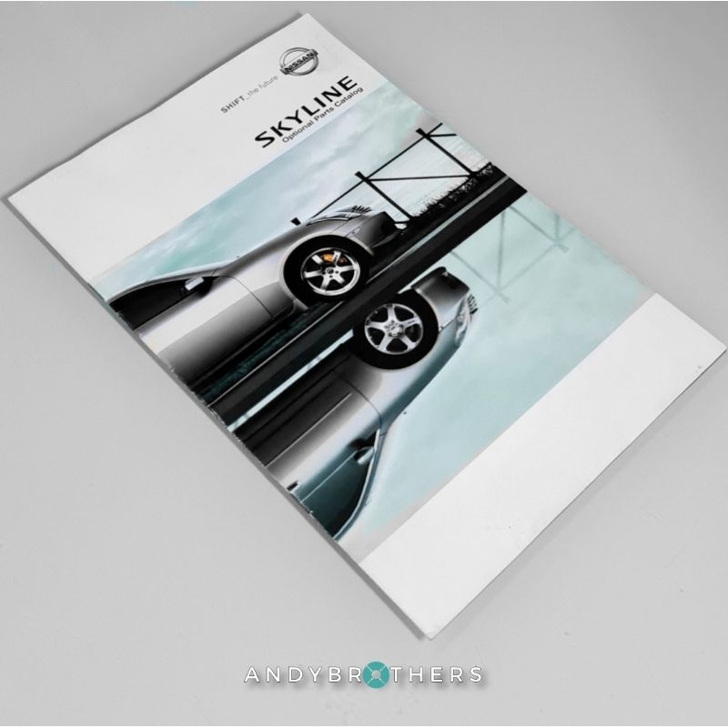 JDM ญี่ปุ่นอะไหล่ Catalog Flyer Brochure หนังสือสําหรับ Nissan Skyline V35 2001-2006 ต้นฉบับ
