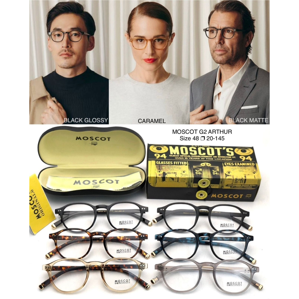 กรอบแว่นตา Moscot ARTHUR G2 FULLSET ขนาด 48-20-145