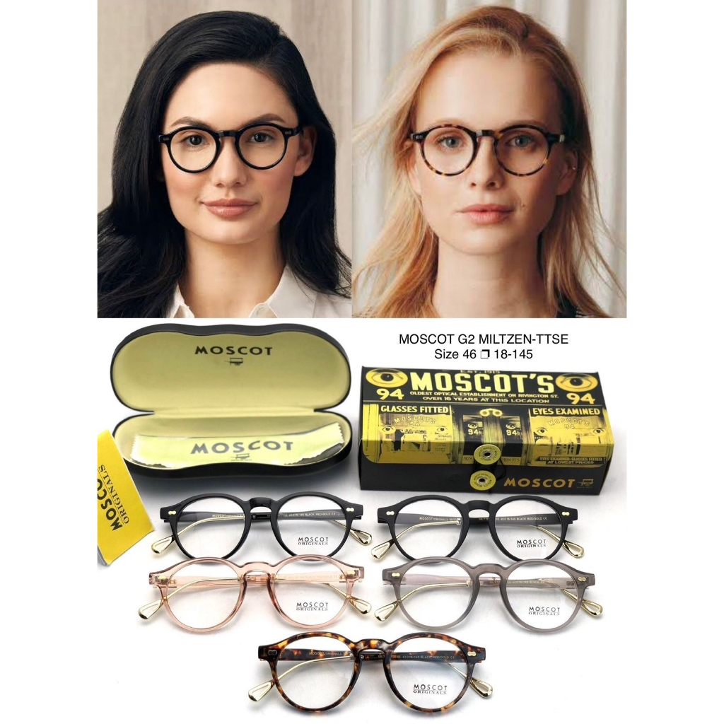 Moscot MILTZEN TTSE G2 FULLSET กรอบแว่นตาขนาด 46-18-145