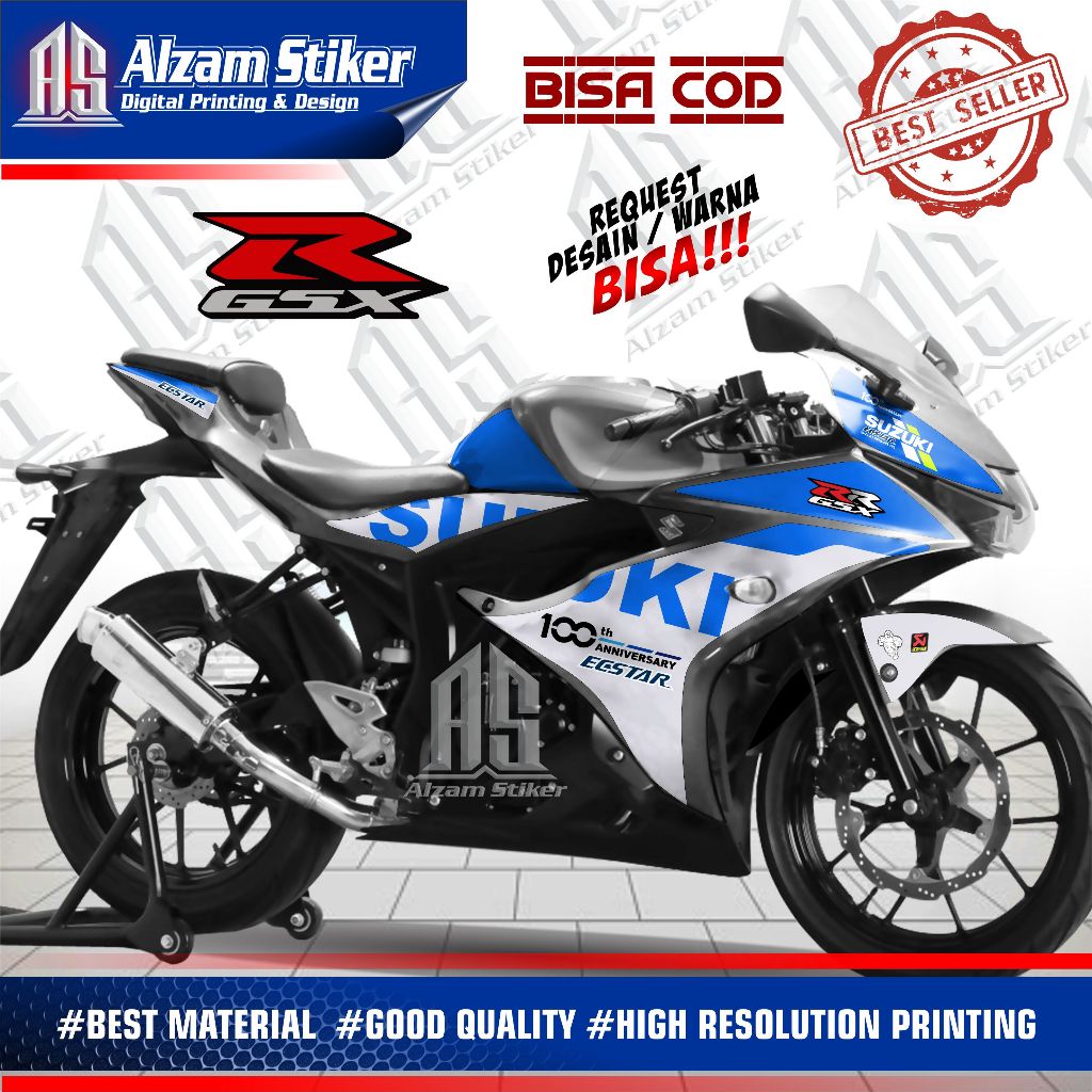 / GSX R150 Semi Full Body Striping / GSX R 150 สติกเกอร์ / GSX R 150 Variation สติกเกอร์การออกแบบ Li
