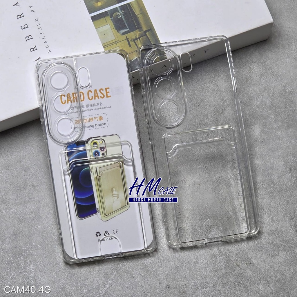 Tecno Camon 40 4G Card Slot Case / Clear Card Case Tecno Camon 40 4G