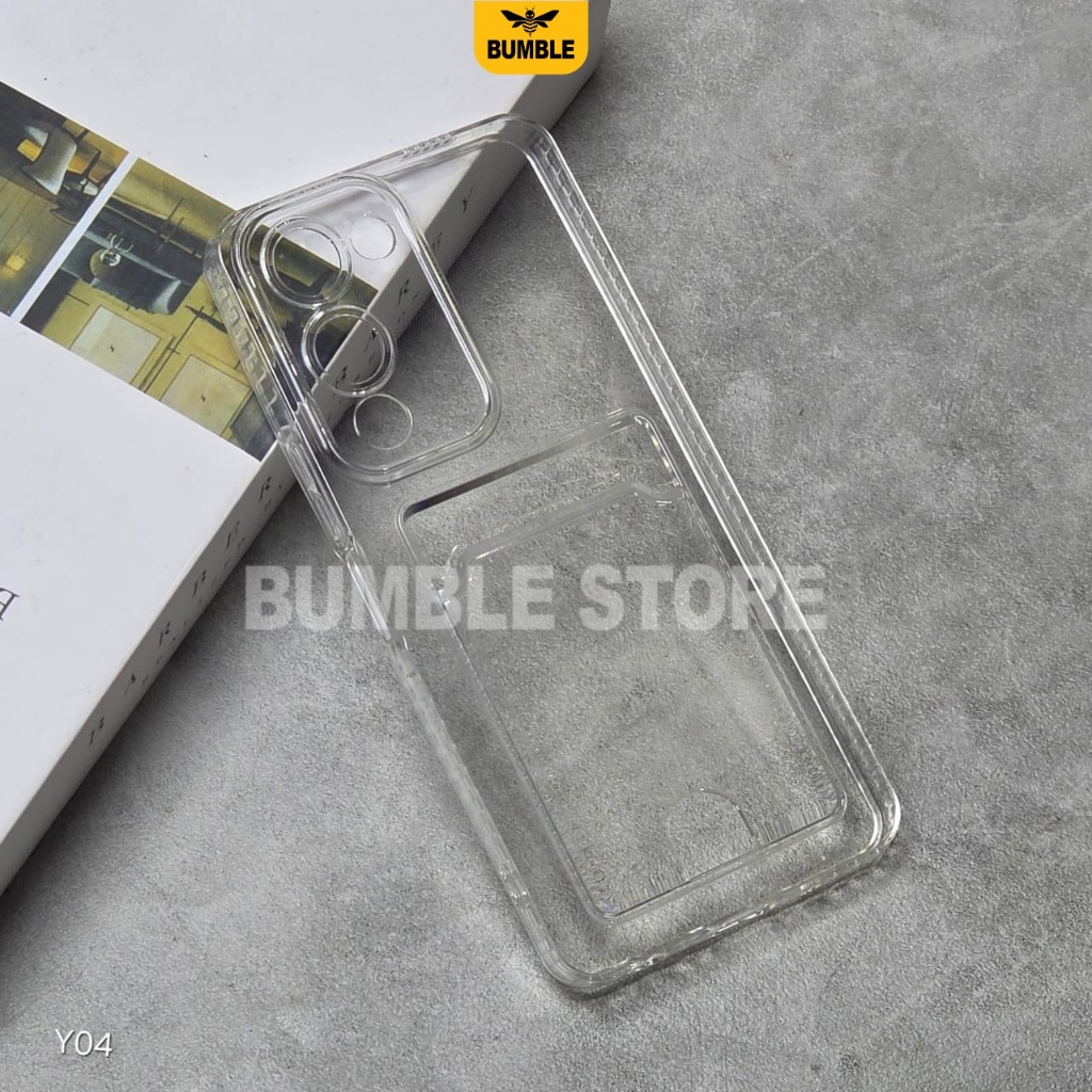 Bumble - Softcase Clear Card Case Bening Card Slot Case Vivo Y04 Vivo Y04S Vivo Y19S GT Vivo Y19S Vi
